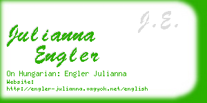 julianna engler business card